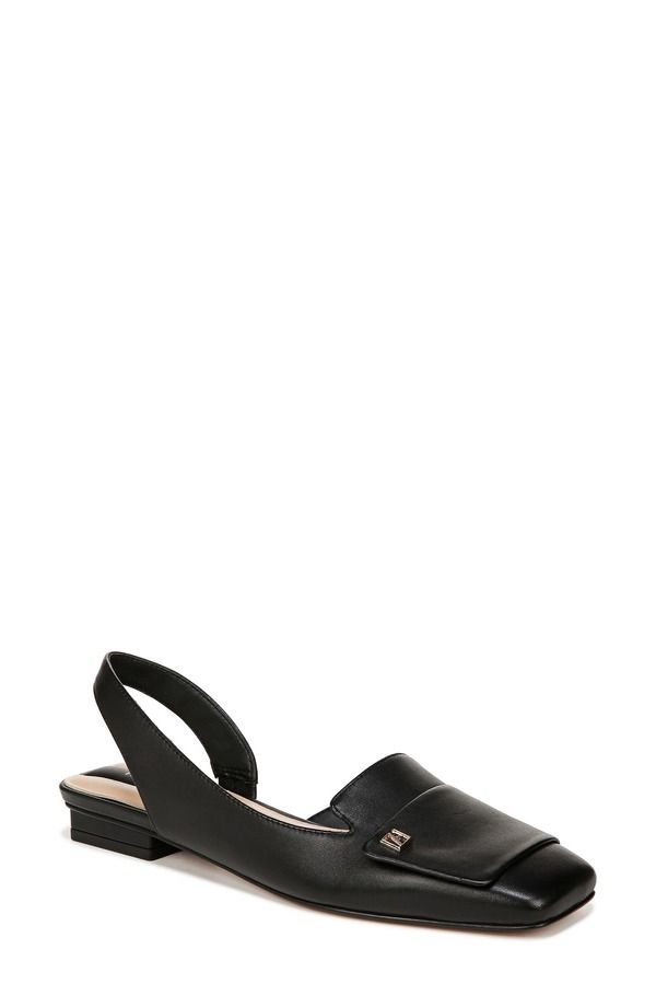 フランコサルト レディース シューズ パンプス Franco Sarto Teagan Slingback Half dOrsay Flat Black ブラック