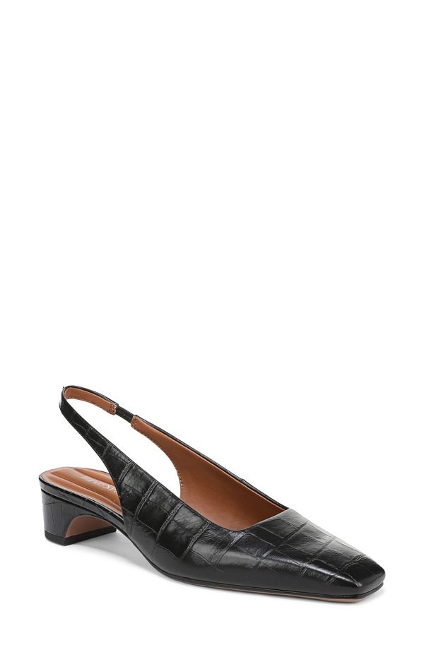 フランコサルト レディース シューズ ヒール Franco Sarto Lyanna Slingback Pump Black Black ブラック