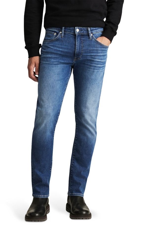マーヴィ ジーンズ メンズ ボトムス デニムパンツ ストレート Mavi Jeans Marcuslim Straight Leg Jeans Mid Brushed Classic Vintage