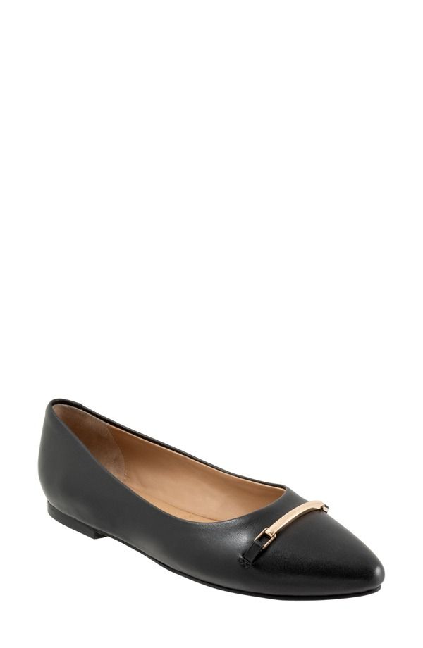 トロッターズ レディース シューズ パンプス Trotters Everly Bit Flat Black ブラック