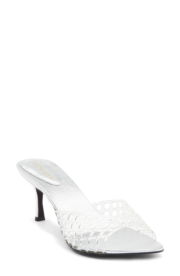 ジェフリー キャンベル レディース シューズ ヒール サンダル Jeffrey Campbell Seablue Jelly Slide Sandal Clr Slvr