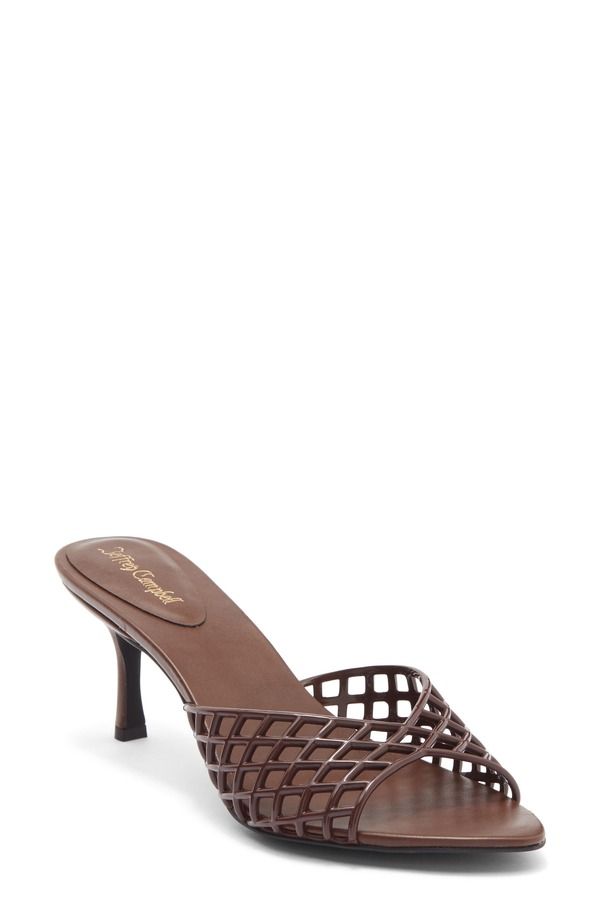 ジェフリー キャンベル レディース シューズ ヒール サンダル Jeffrey Campbell Seablue Jelly Slide Sandal Brown ブラウン