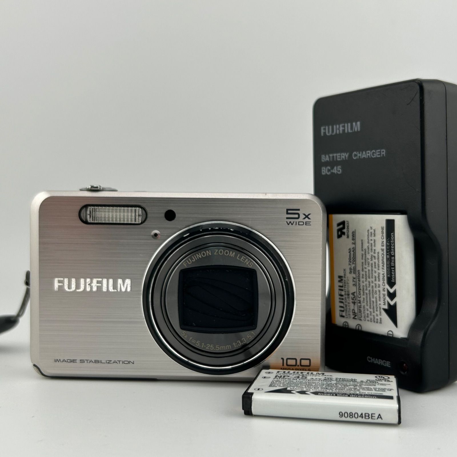 実写美⭕️良品【動作確認済】FUJIFILM 富士フイルム FINEPIX J250 シルバー[OK]