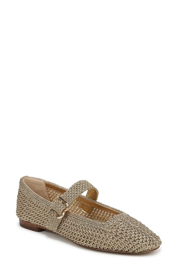 サムエデルマン レディース シューズ パンプス ニット Sam Edelman Michaela Knit Mary Jane Flat Amber Gold アンバー
