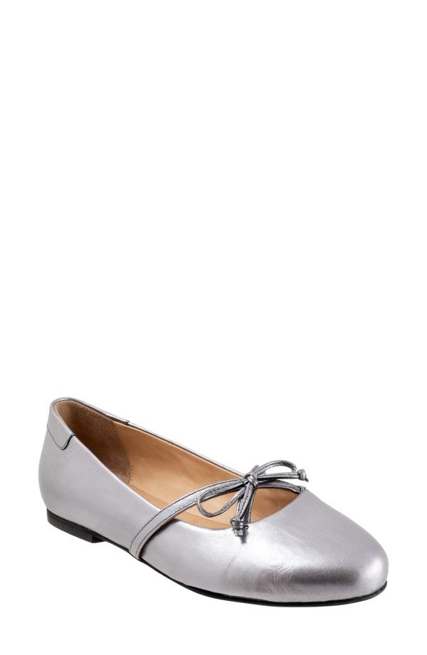 トロッターズ レディース シューズ パンプス Trotters Carissa Ballet Flat Pewter ピューター