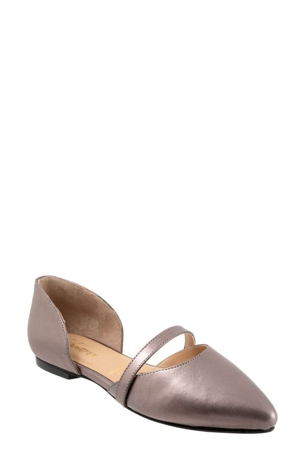 トロッターズ レディース シューズ パンプス Trotters Emory dOrsay Pointed Toe Flat Pewter ピューター