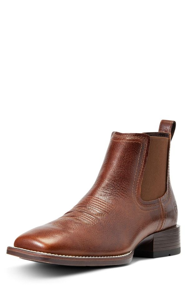 アリアト メンズ シューズ ブーツ・レインブーツ チェルシーブーツ チェルシー Ariat Booker Ultra Chelsea Boot Brown ブラウン
