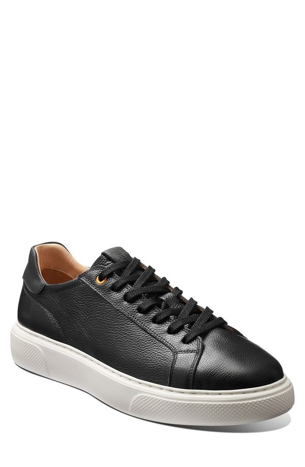 サミュエルフドバード メンズ シューズ スニーカー Samuel Hubbard Sunset Sneaker Black Leather On White Sole ホワイト