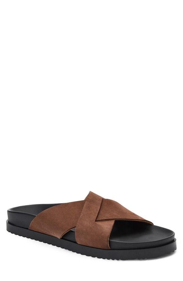 ブルーノマグリ メンズ シューズ サンダル Bruno Magli Bologna Slide Sandal Moka Nubuck