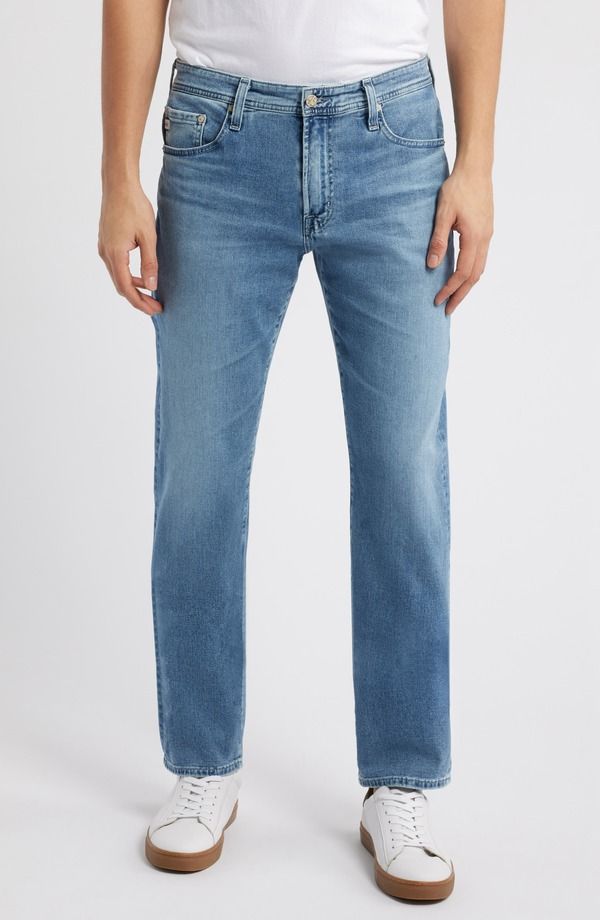 エージー メンズ ボトムス デニムパンツ ストレート ジーンズ AG Everett Slim Straight Leg Jeans 18 Years Atlanta