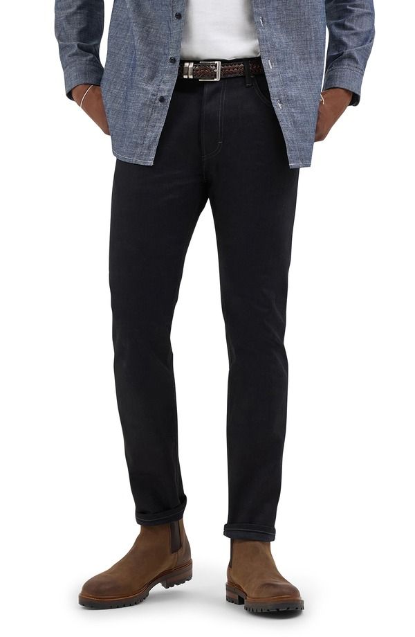 リー メンズ ボトムス デニムパンツ スリムフィット ジーンズ Lee 101 Rider Original Slim Fit Jeans Dry Black ブラック
