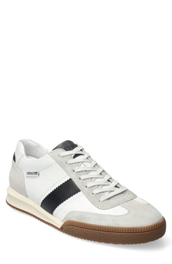 メフィスト メンズ シューズ スニーカー Mephisto Elyo Sneaker Stone ストーン