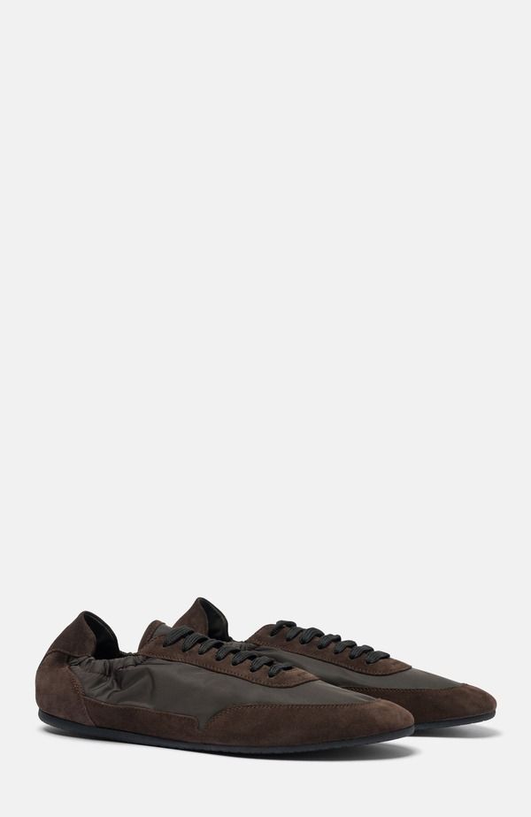 スカロッソ メンズ シューズ スニーカー SCAROSSO Leggera Sneakers Brown Nylon ブラウン