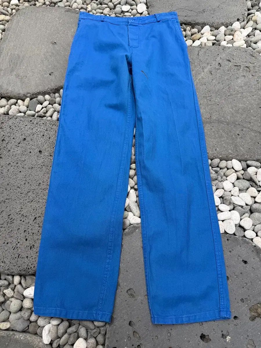 1990年代 ウォッシュドブルー フレンチ ヴィンテージ フレンチワークパンツ