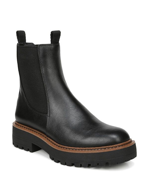 サムエデルマン レディース シューズ ブーツ・レインブーツ Sam Edelman Womens Laguna Waterproof Pull On Booties Black Leather ブラック