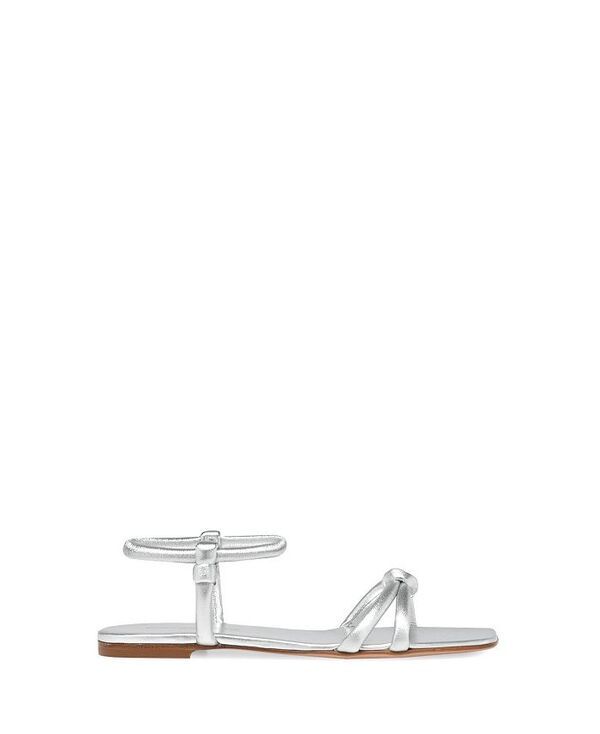 ジャンヴィト ロッシ レディース シューズ パンプス Gianvito Rossi Womens Juno 05 Flats SilverTone Leather シルバー