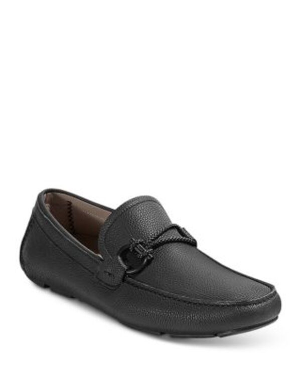 フェラガモ メンズ シューズ スリッポン・ローファー FERRAGAMO Mens Front 4 Moc Toe Drivers Nero