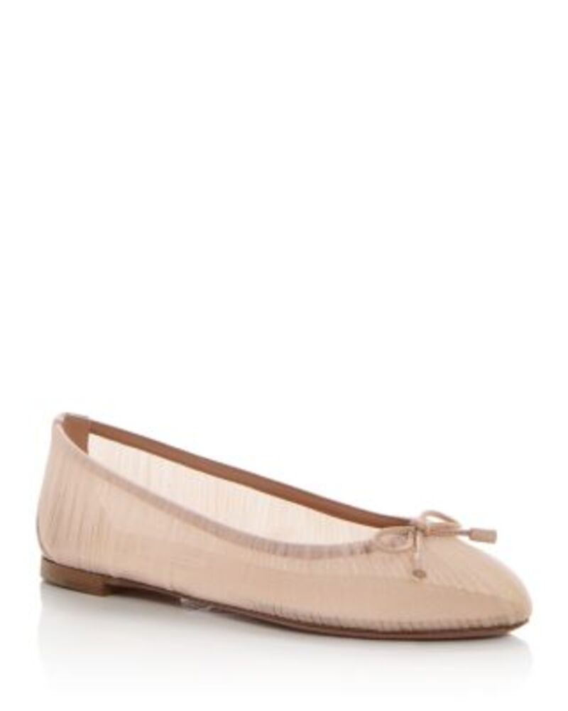 アクアズーラ レディース シューズ パンプス Aquazzura Womens Voille Ballet Flats Powder Pink ピンク