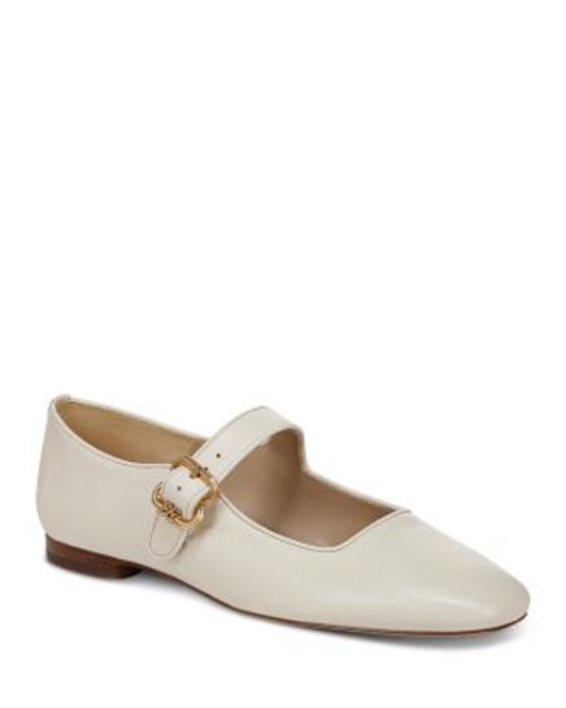 サムエデルマン レディース シューズ パンプス Sam Edelman Womens Michaela Buckled Flats Ivory アイボリー