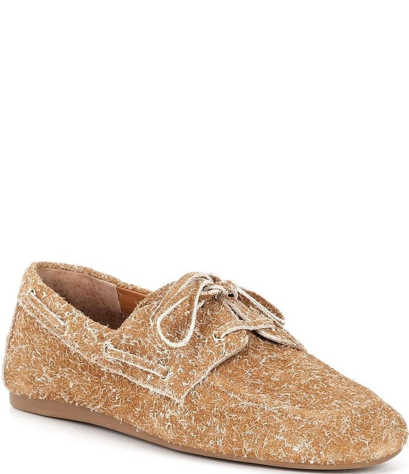 ジャンビニ レディース シューズ パンプス スエード ローファー Gianni Bini Lionel Hairy Suede Flat Loafers New Honey