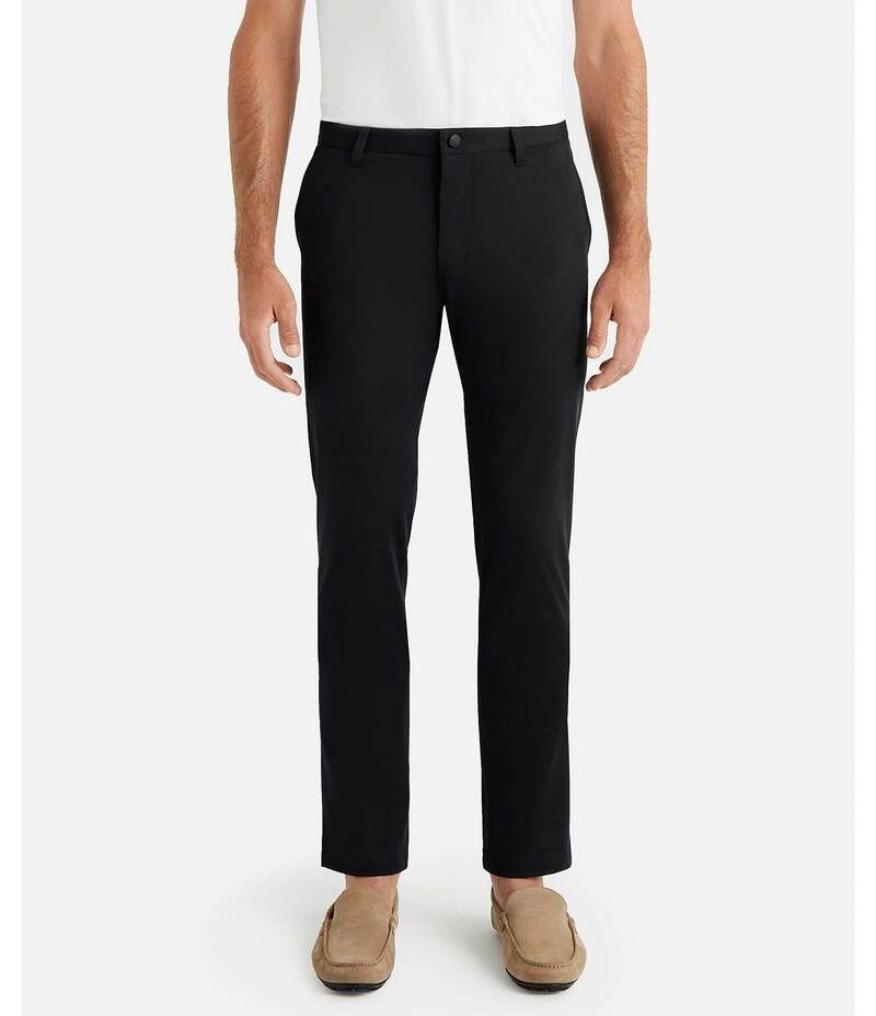 ローヌ メンズ ボトムス カジュアルパンツ スリムフィット パンツ RHONE Slim Fit Flat Front Commuter Stretch Pants Black ブラック