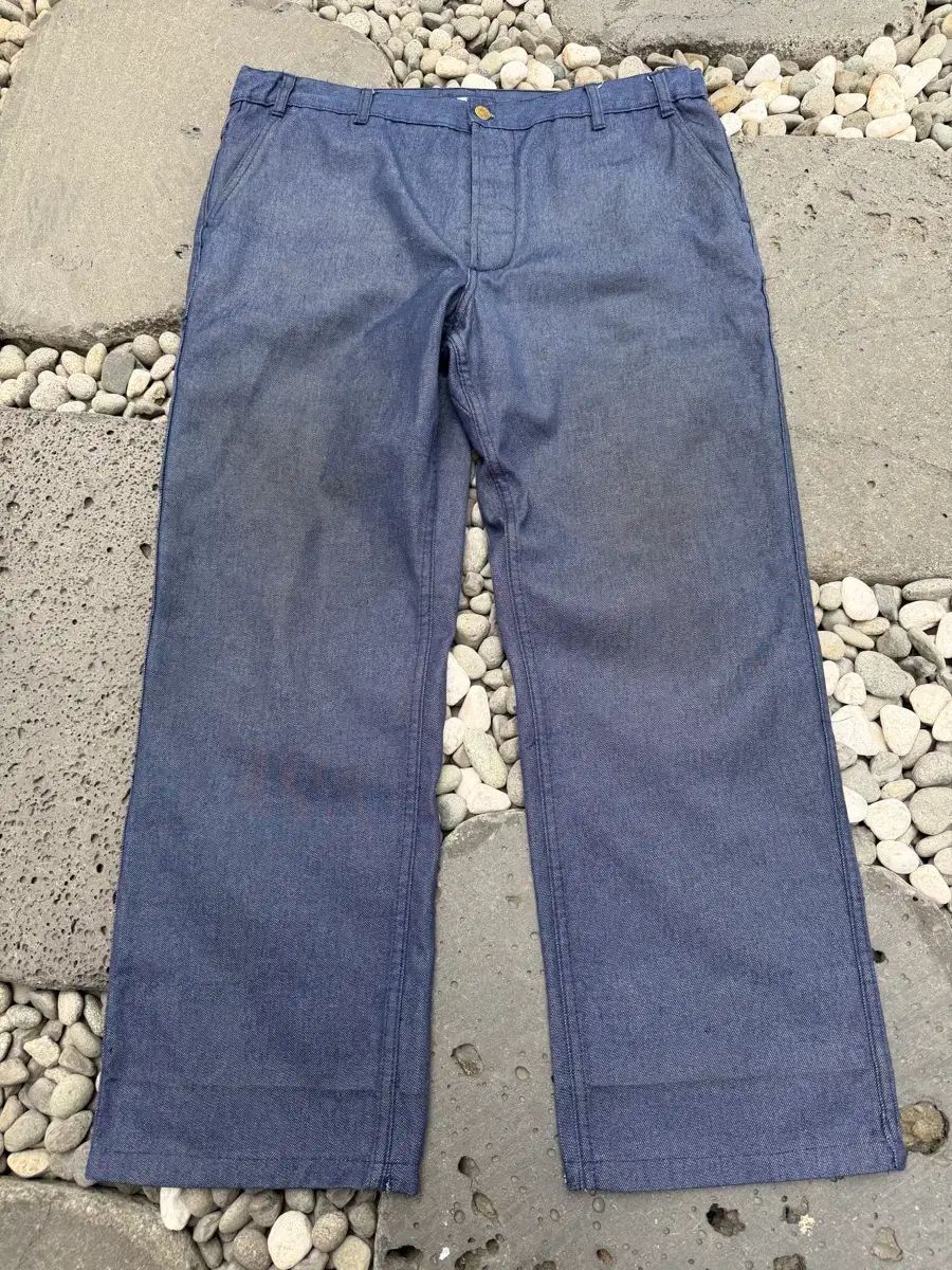 90s VINTAGE WASHED BARBE BLEUE デニムフレンチワークパンツ