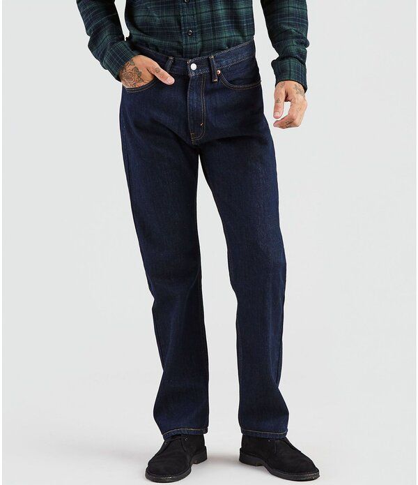 リーバイス メンズ ボトムス デニムパンツ レギュラーフィット ジーンズ LevisR 505 Regular Fit Rigid Jeans Rinse