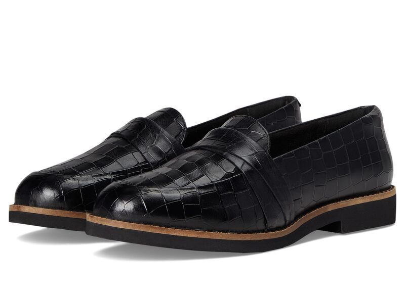 ソフトウォーク レディース シューズ ブーツ・レインブーツ SoftWalk Walsh Black Croco ブラック