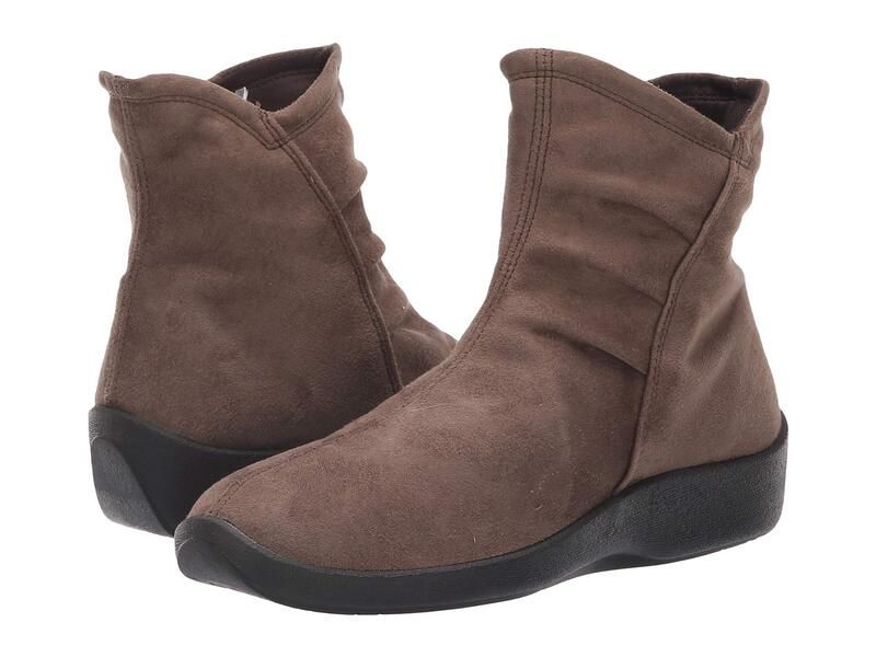 アルコペディコ レディース シューズ ブーツ・レインブーツ Arcopedico L19 Olive Suede オリーブ