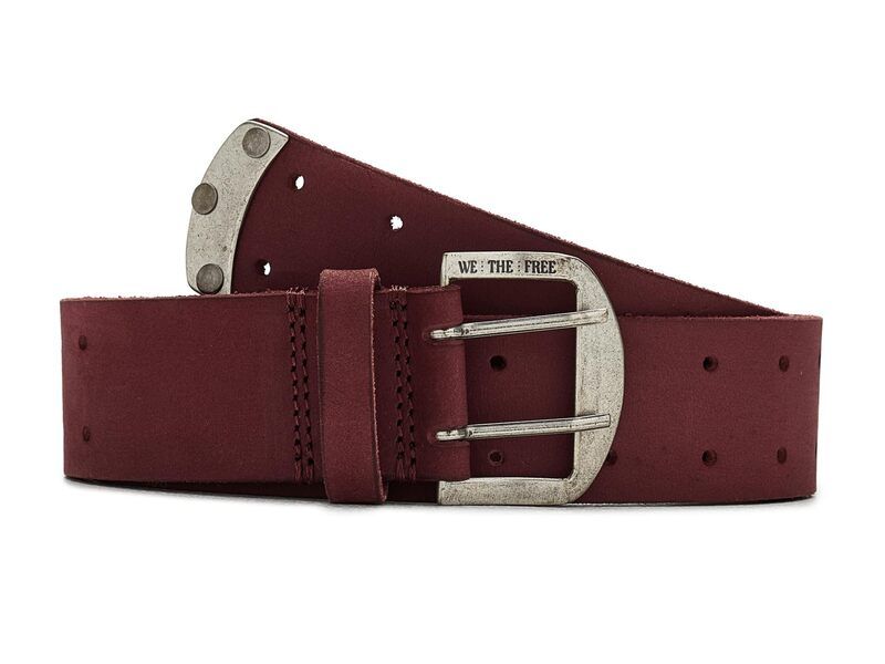 フリーピープル メンズ アクセサリー ベルト Free People We The Free Double Cross Belt Blackberry