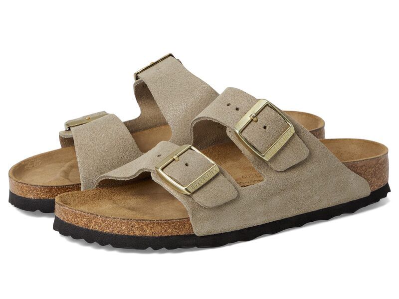 ビルケンシュトック レディース シューズ サンダル Birkenstock Arizona Shimmer Taupe Shimmering トープ