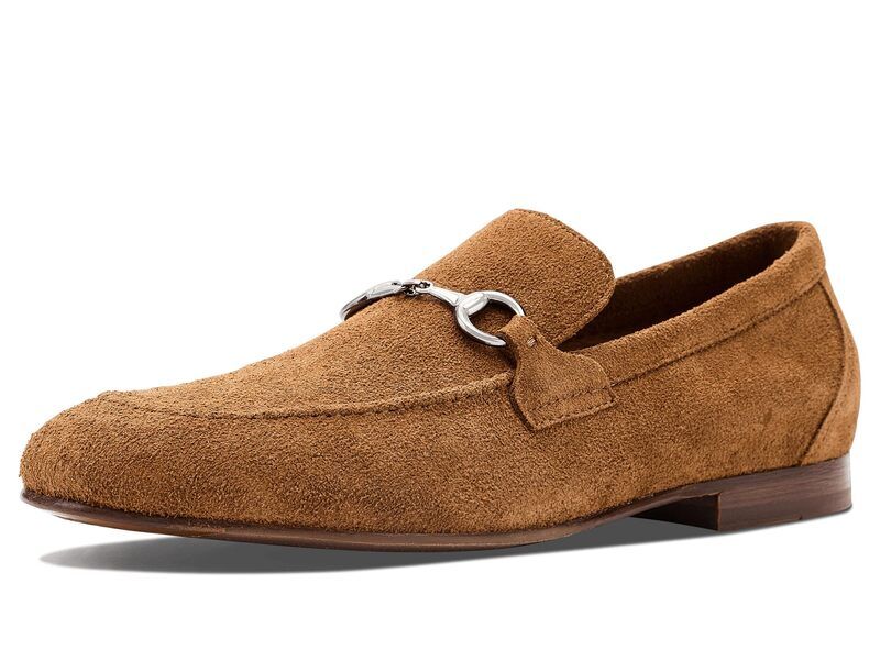 ジョンストンアンドマーフィー メンズ シューズ スリッポン・ローファー Johnston Murphy Higgins Bit Loafersnuff Suede