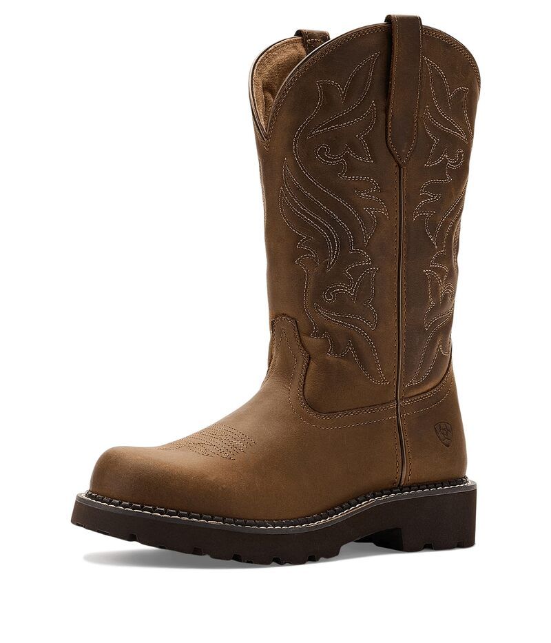アリアト レディース シューズ ブーツ・レインブーツ Ariat FatbabyR Dawn Distressed Brow