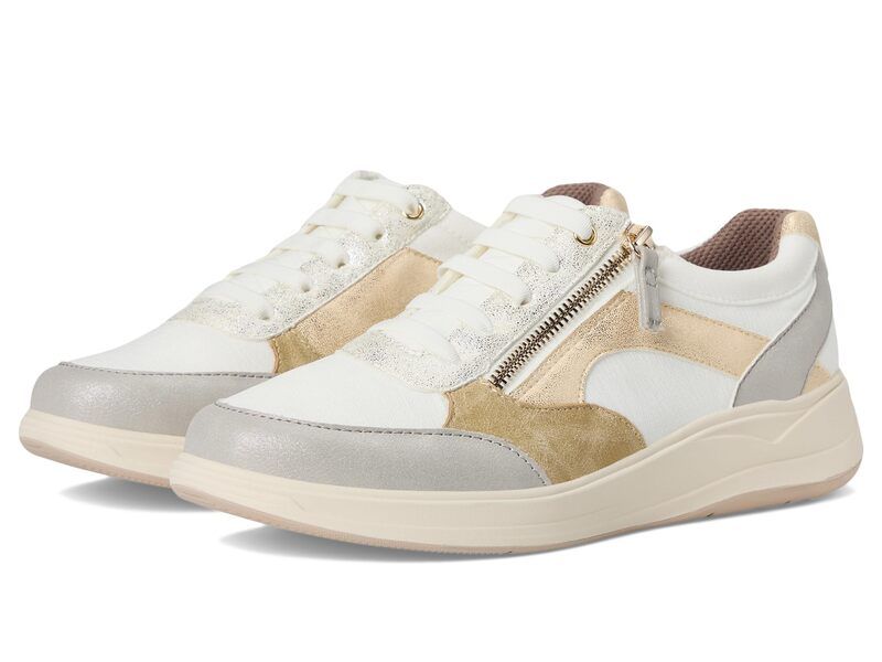 ライフストライド レディース シューズ スニーカー LifeStride Teamplayer Zip Shoes Bright WhiteSi ホワイト