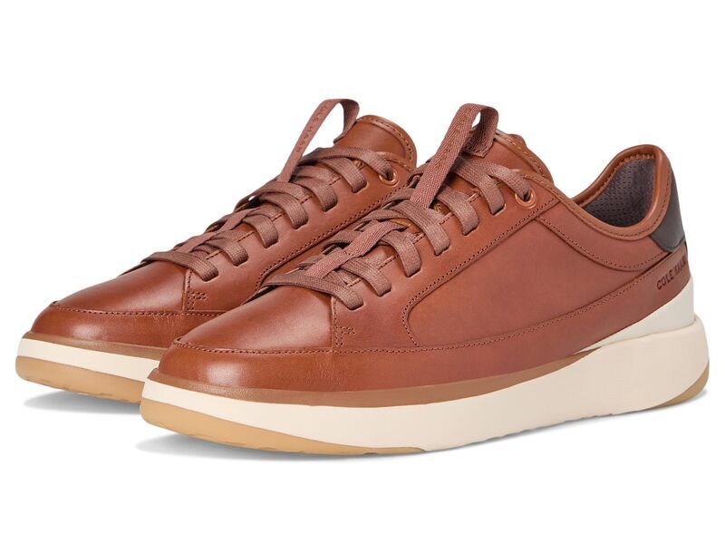 コールハーン メンズ シューズ スニーカー レザー Cole Haan Grandpro All Day Court Leather Sneakers British TanDar タン