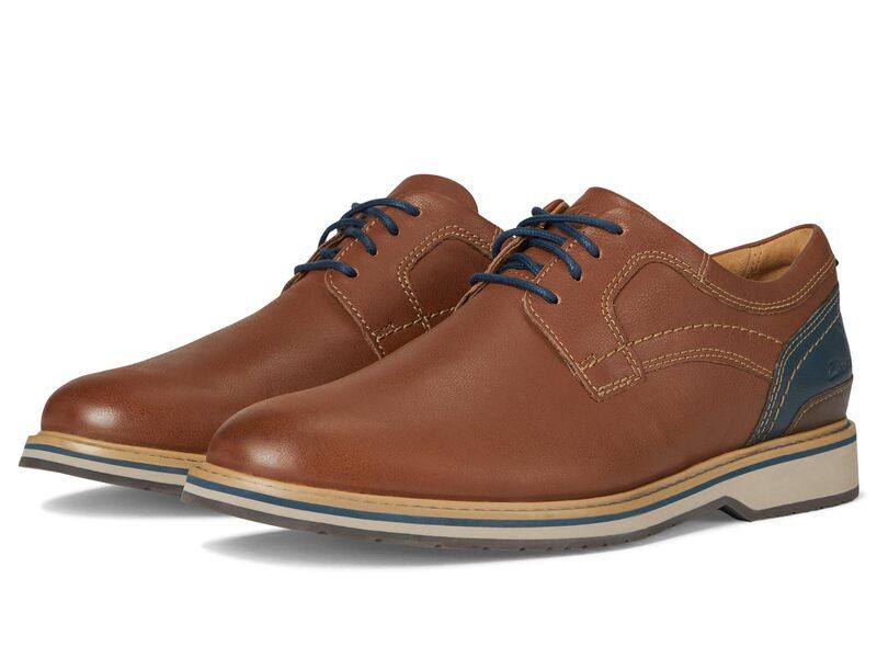 クラークス メンズ シューズ スニーカー Clarks Monahan Plain Tan Leather タン