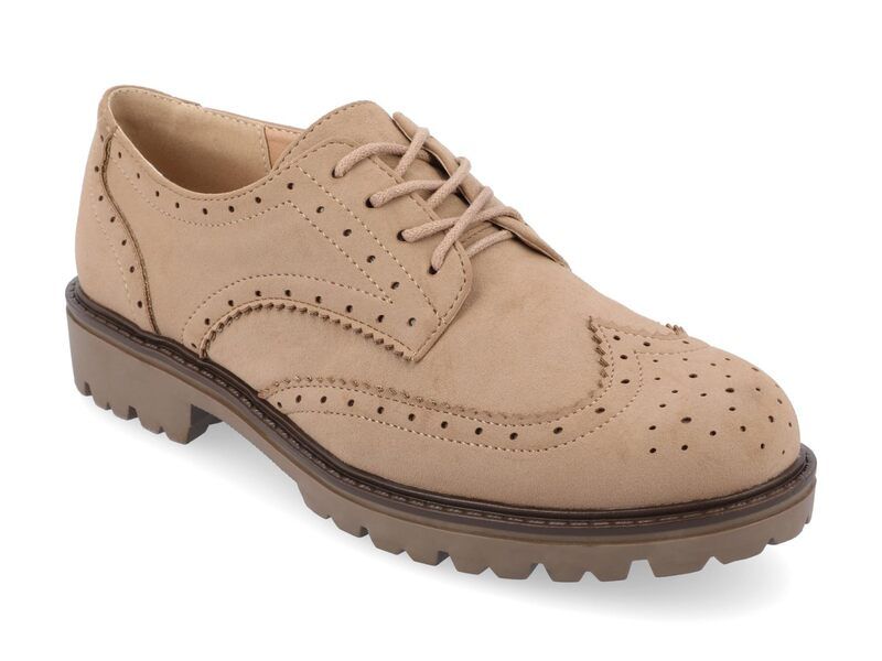 ジュルネ コレクション レディース シューズ サンダル オックスフォード Journee Collection Tru Comfort Foam Claudiya Oxford Taupe トープ