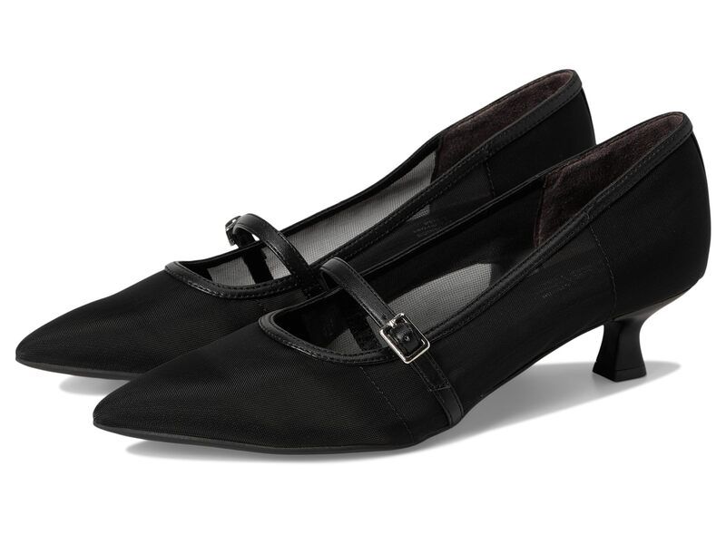 ライフストライド レディース シューズ ヒール LifeStride Madelyn Mary Jane Shoes Black Mesh ブラック