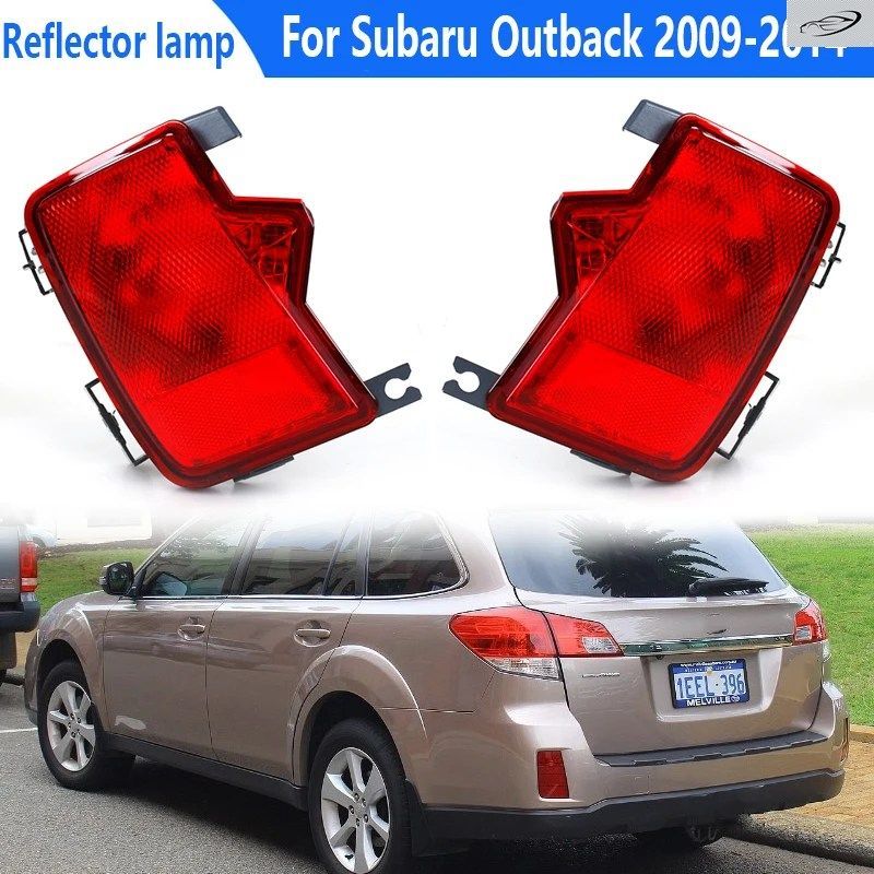 スバル アウトバック 2009-2014 車用リアバンパーフォグランプ リアリフレクターランプ クリアランスライト バルブなし 845913J130 84551AJ