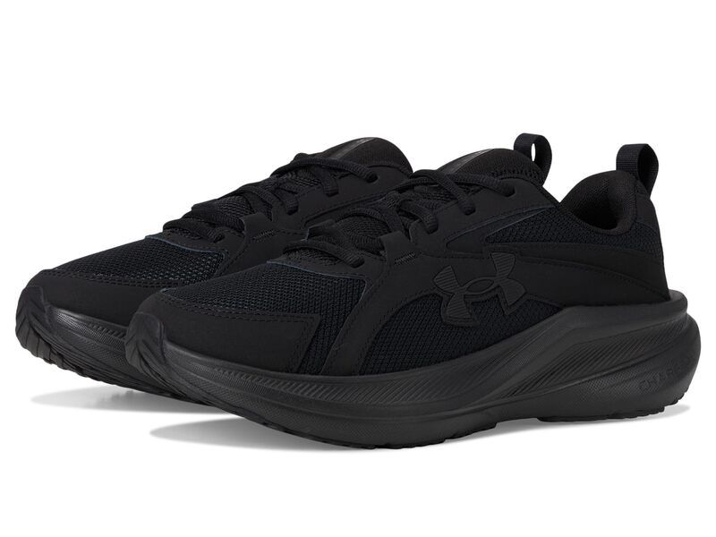 アンダーアーマー メンズ シューズ スニーカー Under Armour Charged Assert 11 BlackBlackBla ブラック