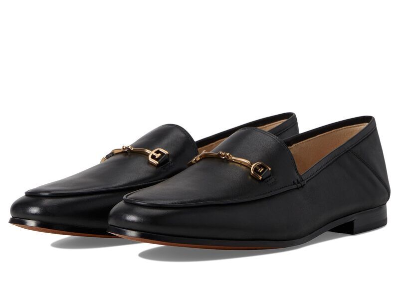 サムエデルマン レディース シューズ スリッポン・ローファー Sam Edelman Loraine Black Leather ブラック