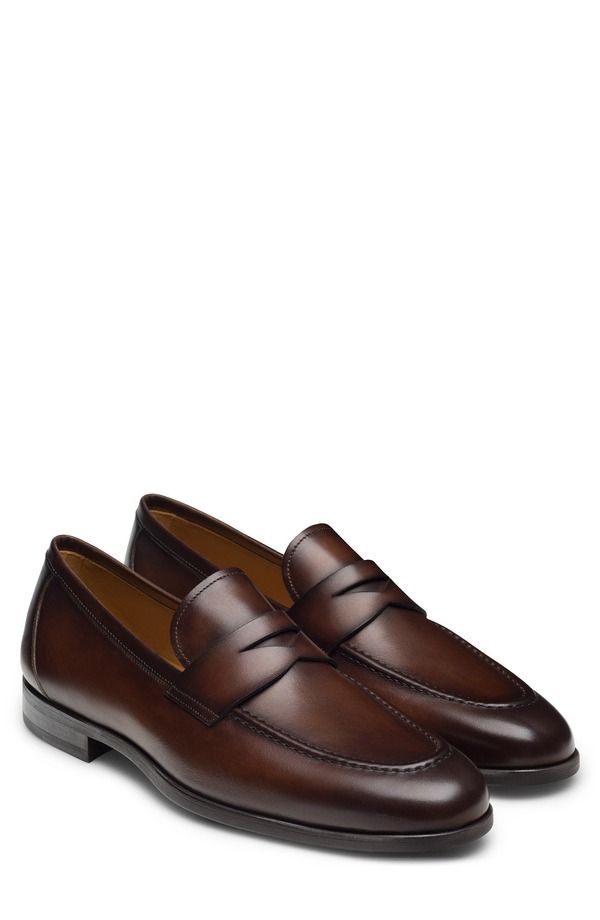 マグナーニ メンズ シューズ ローファー Magnanni Magico Penny Loafer Tabaco