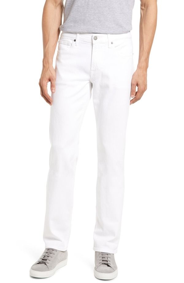 セブンフォーオールマンカインド メンズ ボトムス デニムパンツ スリムフィット ジーンズ 7 For All Mankind Menslimmy Slim Fit Stretch Jeans White ホワイト