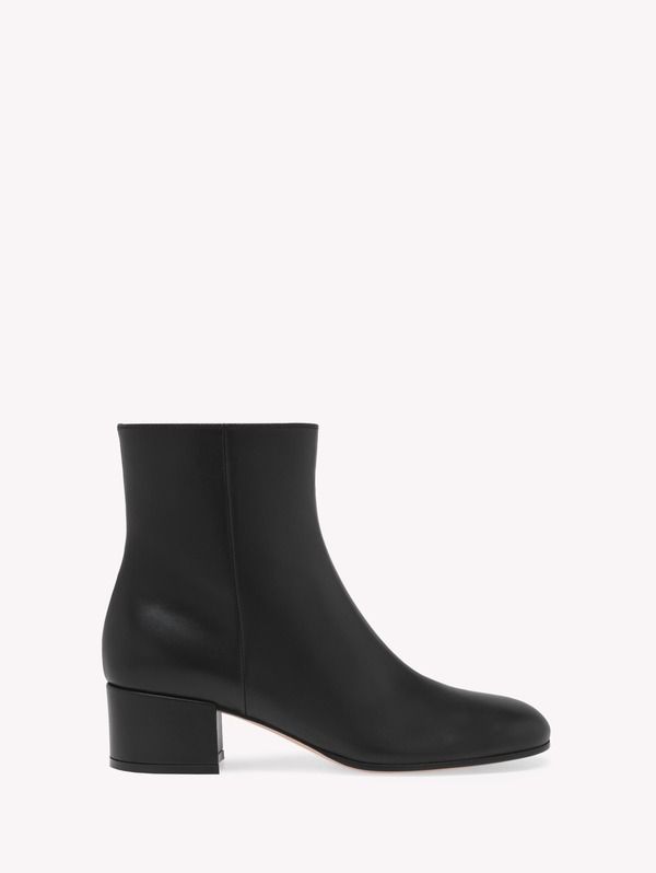 ジャンヴィト ロッシ レディース シューズ ブーツ・レインブーツ Gianvito Rossi Joelle 45 Booties Black Leather ブラック