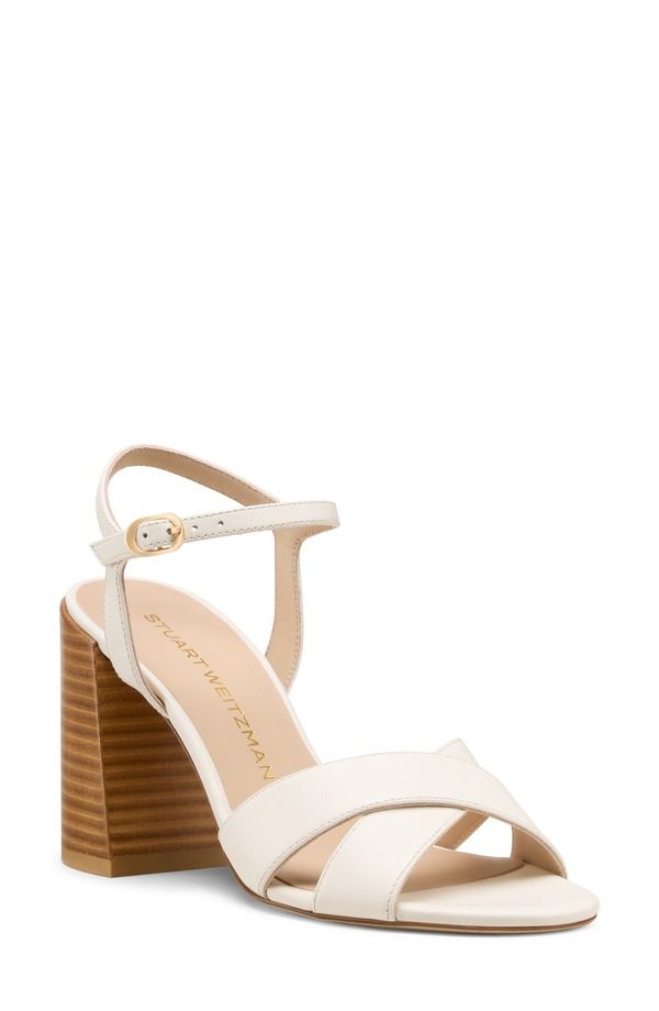 スチュアート ワイツマン レディース シューズ ヒール サンダル アンクル Stuart Weitzman Alyssankle Strap Sandal Cream New Camel クリーム