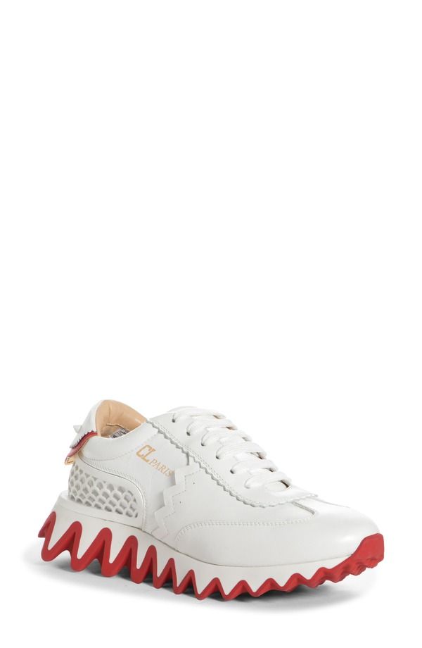 クリスチャン・ルブタン レディース シューズ スニーカー Christian Louboutin Loubishark Sneaker White ホワイト 144,900円