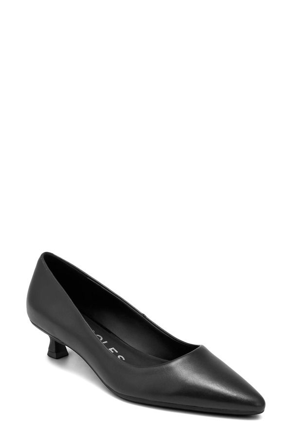 エアロソールズ レディース シューズ ヒール Aerosoles Rana Kitten Heel Pump Black ブラック