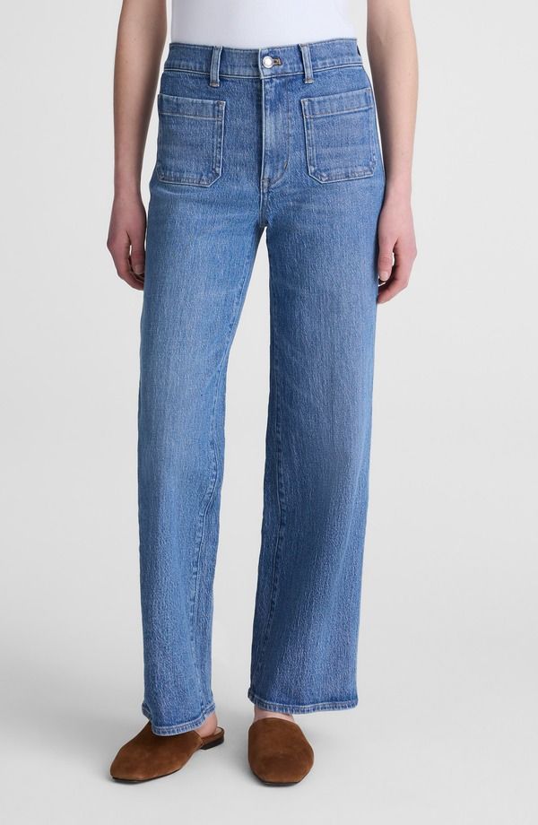 メイドウェル レディース ボトムス デニムパンツ ジーンズ Madewell Emmy WideLeg Jeans Driftwater Wash