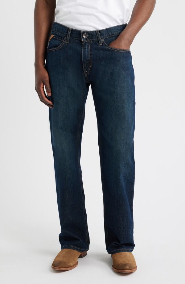 アリアト メンズ ボトムス デニムパンツ リラックスフィット ジーンズ Ariat M4 Relaxed Fit Jeans Blackstone