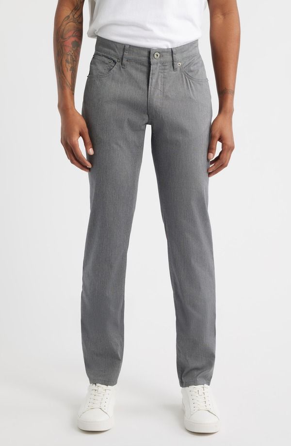 ブラックス メンズ ボトムス カジュアルパンツ Brax Chuck Modern Fit Chambray Pants Platin